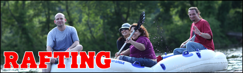 Tubing down the river
